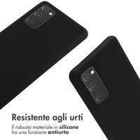 imoshion Coque en silicone avec cordon Samsung Galaxy S20 FE - Noir