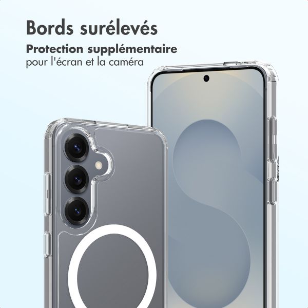 Accezz Coque arrière Xtreme Impact avec MagSafe Samsung Galaxy S25 - Transparent