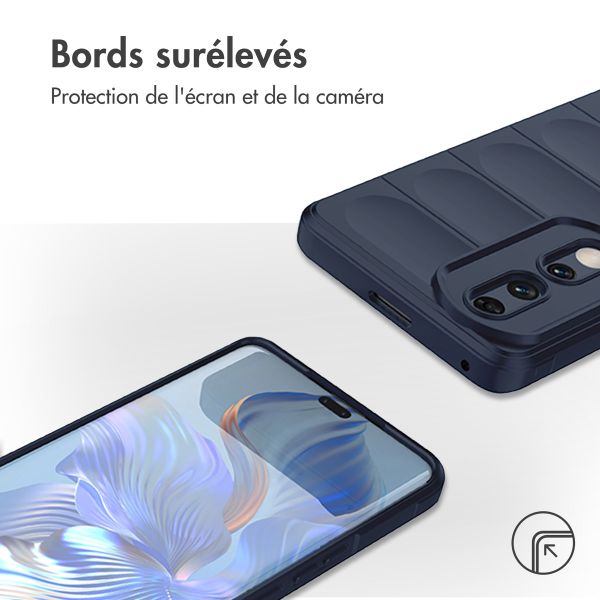 imoshion Coque arrière EasyGrip Honor 90 Pro - Bleu foncé