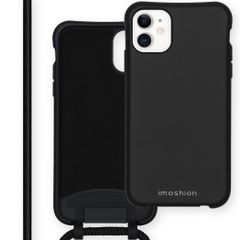 imoshion Coque de couleur avec cordon amovible Apple iPhone 11 - Noir