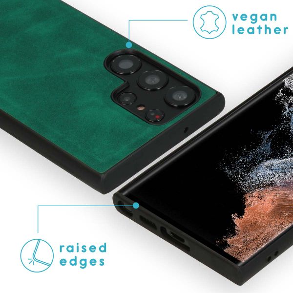 imoshion Etui de télephone luxe 2-en-1 amovible Samsung Galaxy S23 Ultra - Vert foncé