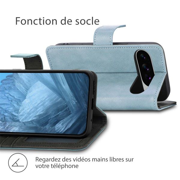 imoshion Étui de télephone portefeuille Google Pixel 10 / 10 Pro - Bleu clair