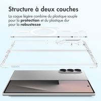 Accezz Coque arrière Xtreme Impact avec MagSafe Samsung Galaxy Z Fold 7 - Transparent