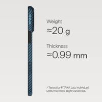 Pitaka Coque Ultra Slim Apple iPhone 17 Pro Max - Bleu