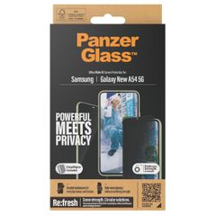 PanzerGlass Protection d'écran Privacy Ultra-Wide Fit Anti-bactérienne avec applicateur Samsung Galaxy A55