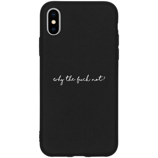 Coque design Color iPhone X / Xs - Why the Fuck