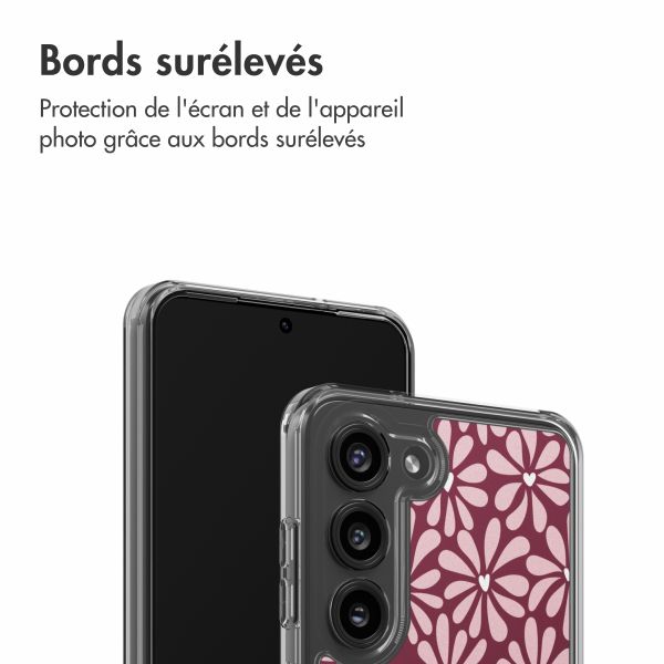 imoshion Coque Design Samsung Galaxy S23 - Bloom Love Blush