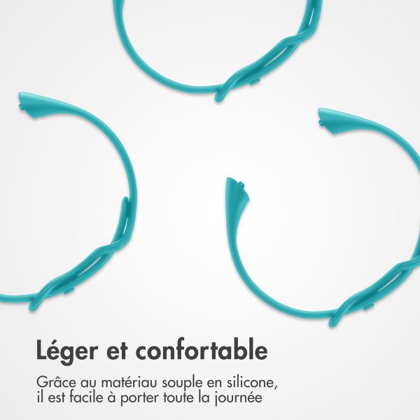 imoshion Bracelet silicone Fitbit Charge 5 / Charge 6 - Taille L - Turquoiose