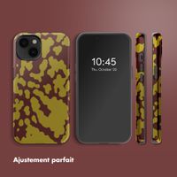 Selencia Coque arrière Vivid avec MagSafe Apple iPhone 14 - Moo'd Olive Dust