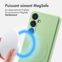 imoshion Coque Couleur avec MagSafe Samsung Galaxy S24 - Vert