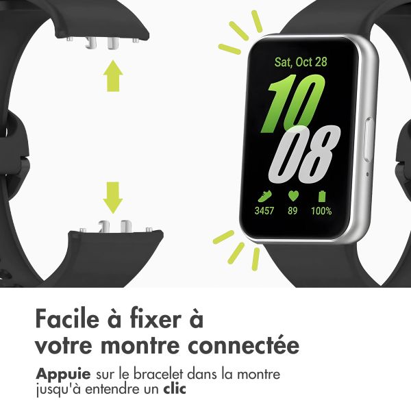 imoshion Bracelet en silicone Samsung Galaxy Fit 3 - Noir