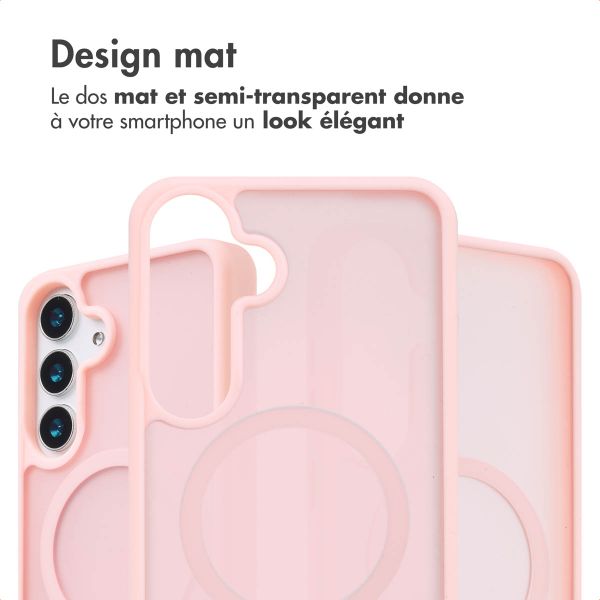 imoshion Coque Color Guard avec MagSafe Samsung Galaxy S25 - Rose clair