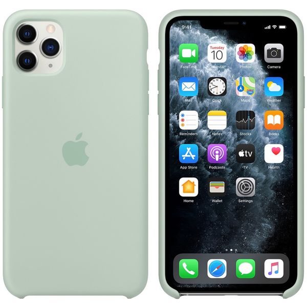 Apple Coque en silicone iPhone 11 Pro Max - Beryl