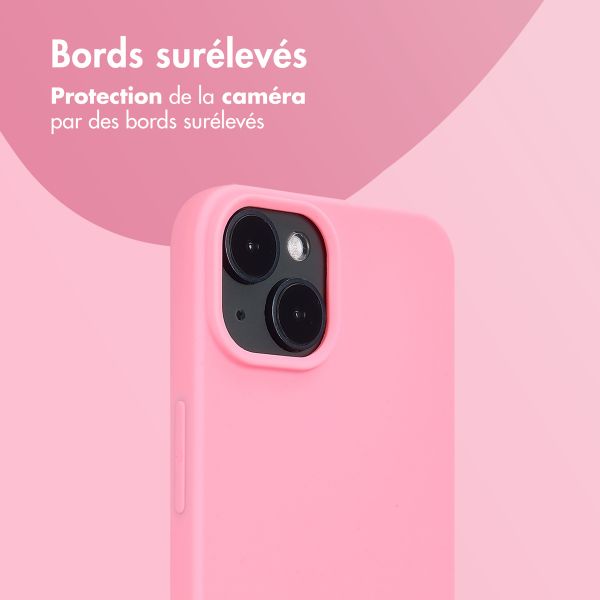 imoshion Coque Couleur Apple iPhone 14 - Bubblegum Pink