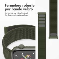 imoshion Bracelet en nylon Apple Watch Series 1 t/m 9 / SE (38/40/41 mm) | Series 10 / 11 (42 mm) - Army Green