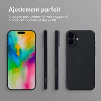 imoshion Coque Couleur avec MagSafe Apple iPhone 16 Plus - Noir