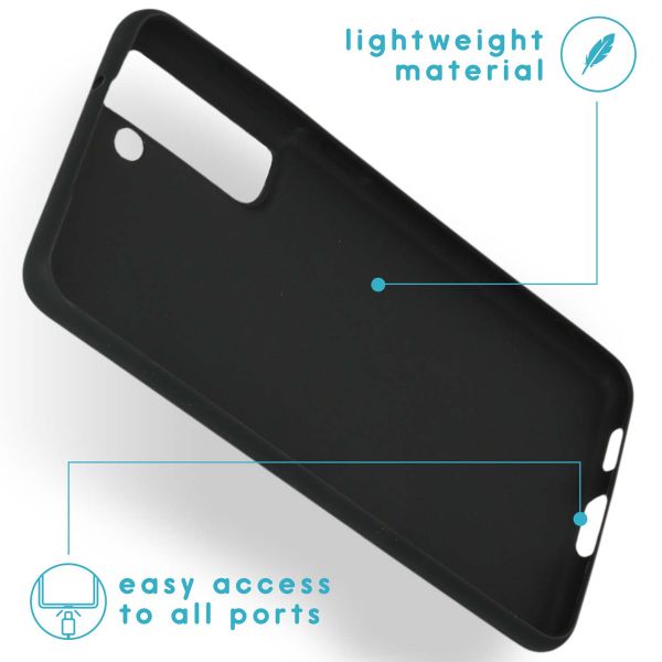 imoshion Coque Couleur Samsung Galaxy S21 FE - Noir