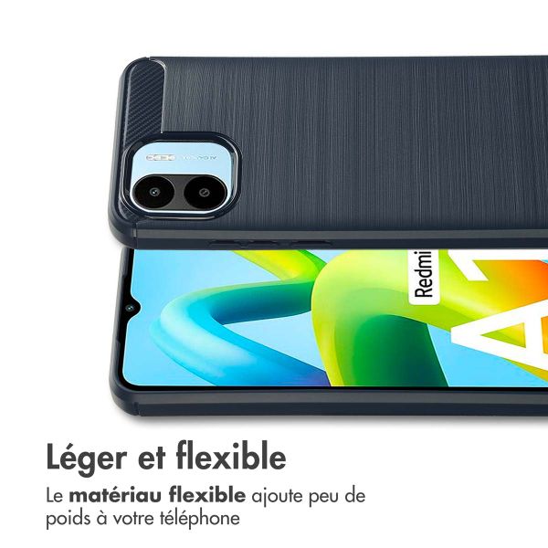 imoshion Coque Brushed Xiaomi Redmi A1 / A2 - Bleu foncé