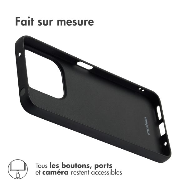 imoshion Coque Couleur Xiaomi Redmi 13 4G - Noir