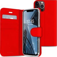 Accezz Étui de téléphone portefeuille Wallet iPhone 13 Pro - Rouge