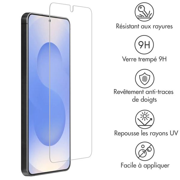 Accezz Protection d'écran en verre trempé Samsung Galaxy S26