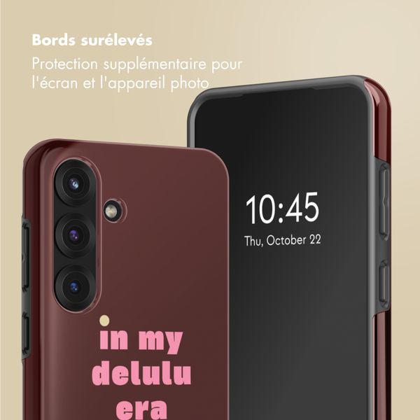 Selencia Coque arrière Vivid avec MagSafe Samsung Galaxy S25 - Delulu