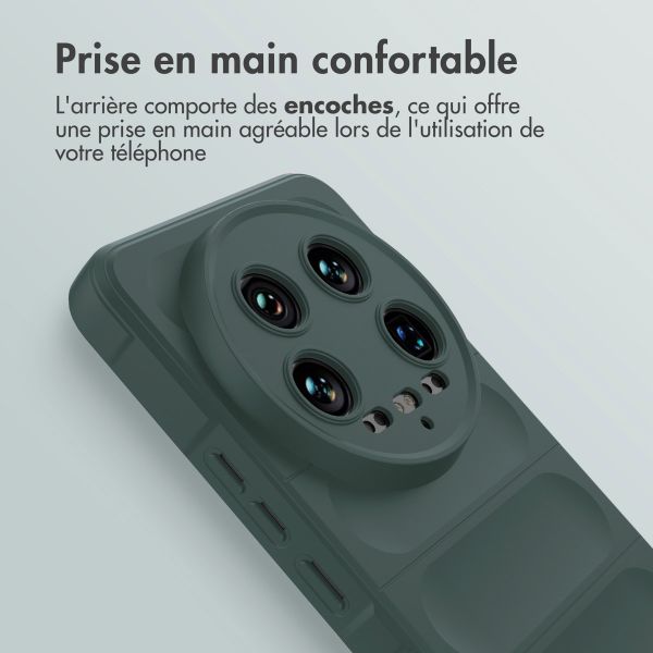 imoshion Coque arrière EasyGrip Xiaomi 14 Ultra - Vert foncé