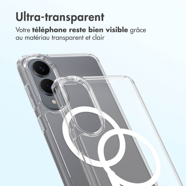 Accezz Coque arrière Xtreme Impact avec MagSafe Samsung Galaxy S25 Edge - Transparent