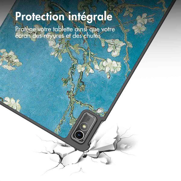 imoshion Coque tablette Design Trifold Lenovo Tab M10 5G - Green Plant