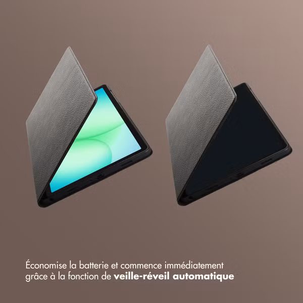 Selencia Coque tablette Riva Samsung Galaxy Tab A11 Plus - Noir