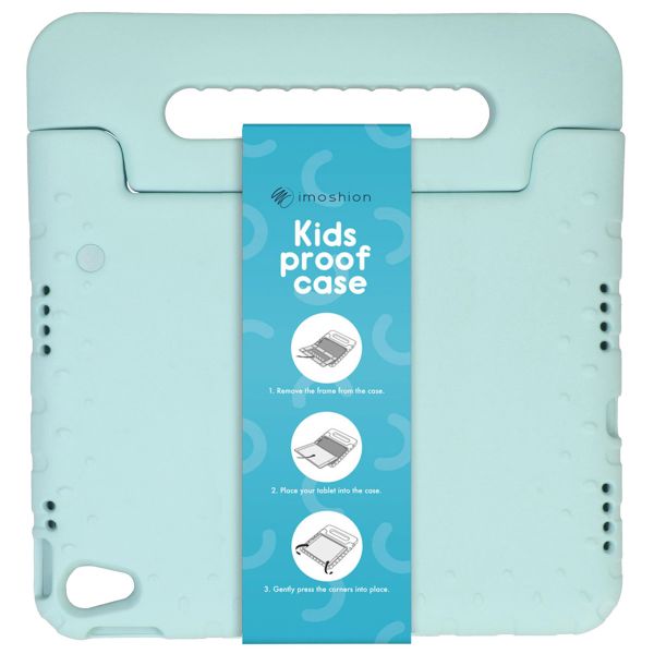 imoshion Coque kidsproof avec poignée iPad 9 (2021) 10.2 pouces / iPad 8 (2020) 10.2 pouces / iPad 7 (2019) 10.2 pouces - Soft Blue