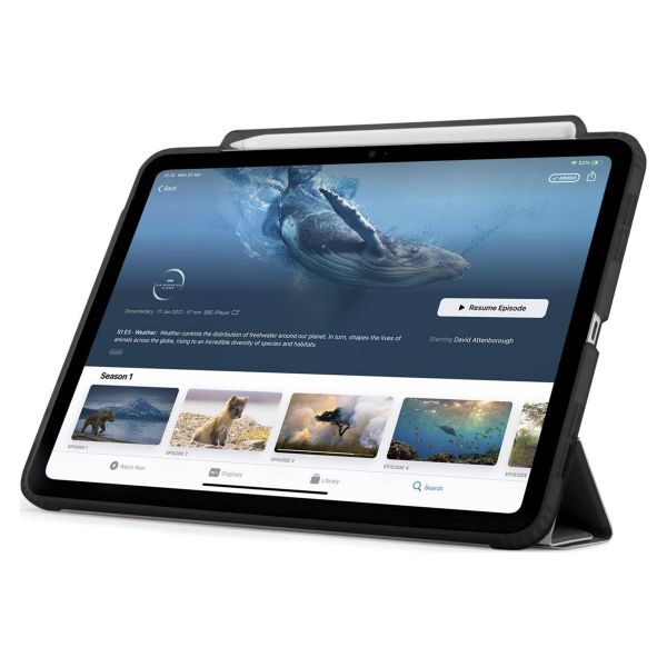 Pipetto Origami No3 Pencil Case Apple iPad Air 13 pouces (2025) M3 / (2024) M2 - Noir