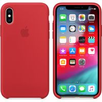 Apple Coque en silicone Apple iPhone Xs / X - Rouge