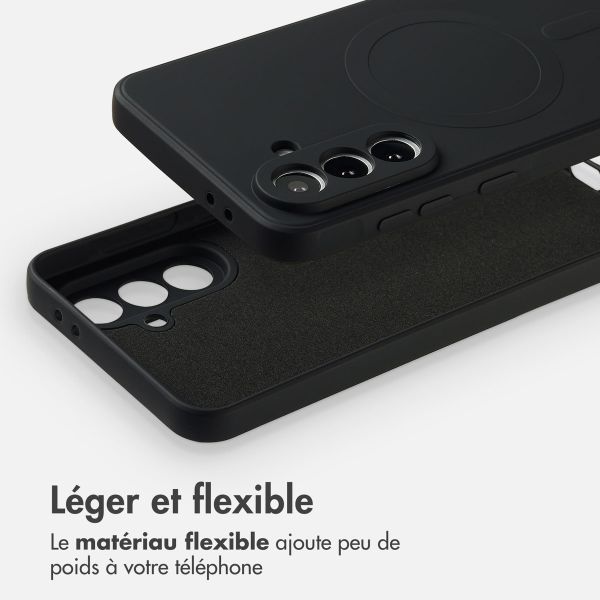 imoshion Coque Couleur avec MagSafe Samsung Galaxy A56 - Noir