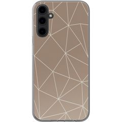 imoshion Coque Design Samsung Galaxy A14 (5G) - Graphic Lines Beige