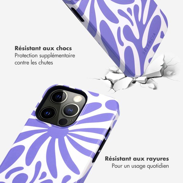 Selencia Coque arrière Vivid Apple iPhone 13 Pro - Modern Bloom Sapphire Blue