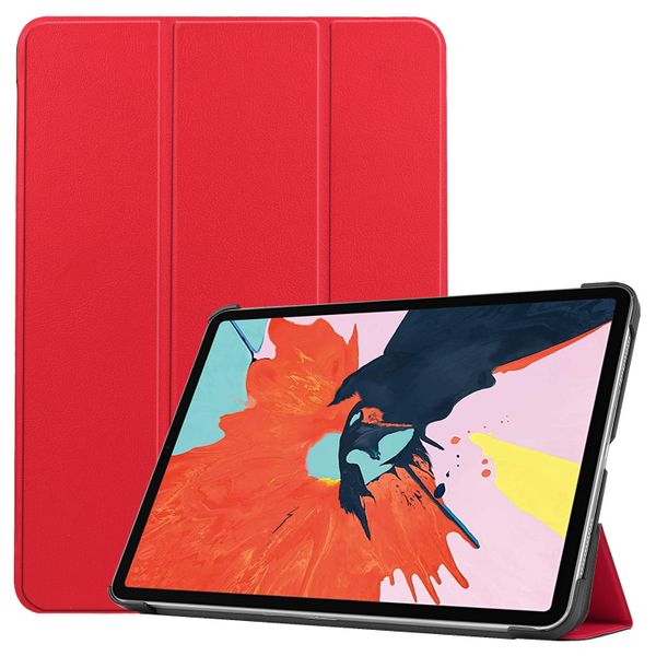 imoshion Coque tablette Trifold Apple iPad Air 11 pouces (2025) M3 / (2024) M2 / Air 5 (2022) / Air 4 (2020) - Rouge