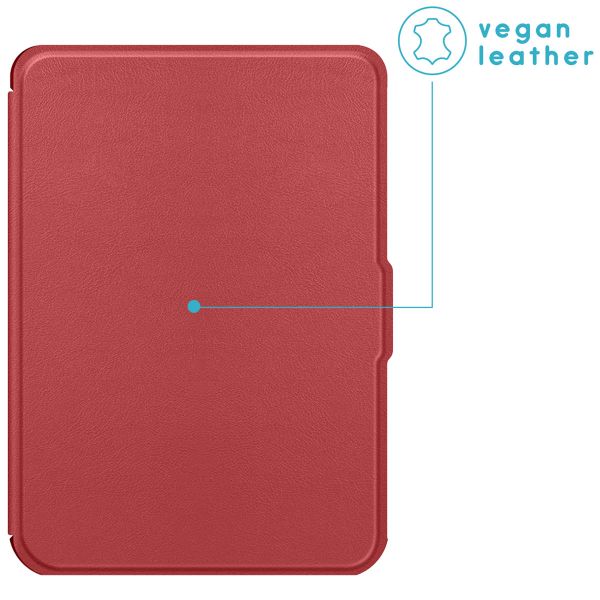 imoshion Slim Soft Sleepcover Kobo Clara 2E / Tolino Shine 4 - Rouge