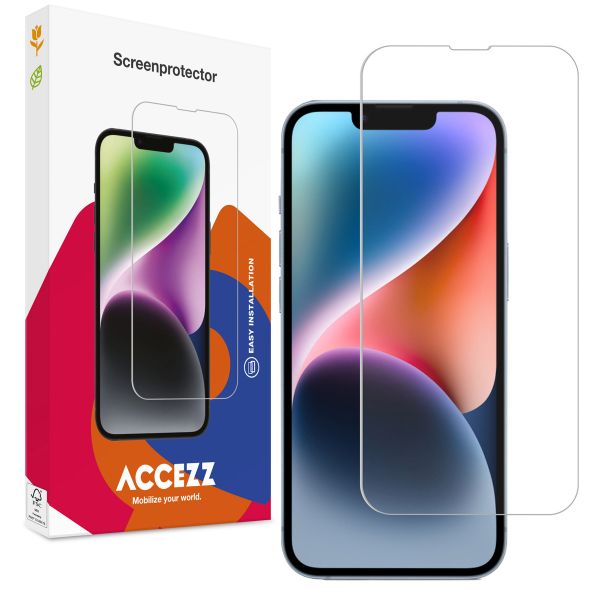 Accezz Protection d'écran en verre trempé Apple iPhone 17e / 16e / 14 / 13 / 13 Pro