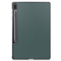 imoshion Coque tablette Trifold Samsung Galaxy Tab S8 Plus / S7 Plus / S7 FE 5G - Vert foncé