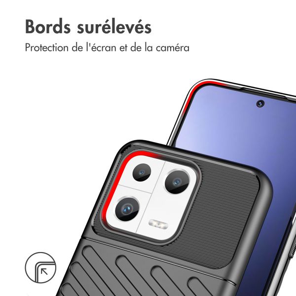 imoshion Coque Arrière Thunder pour le Xiaomi 13 - Noir