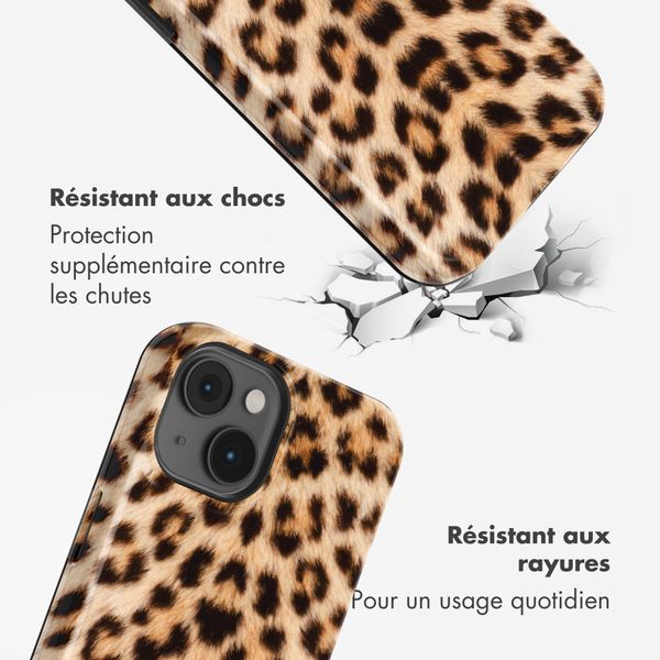 Selencia Coque arrière Vivid Apple iPhone 14 - Wild Leo