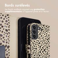 imoshion Étui de télephone portefeuille Design Samsung Galaxy S21 - Black And White Dots