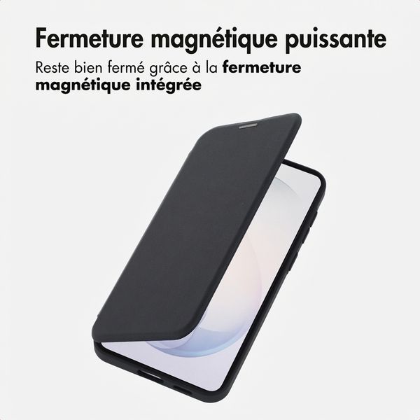 imoshion Bookcase transparente avec MagSafe Samsung Galaxy S26 - Noir