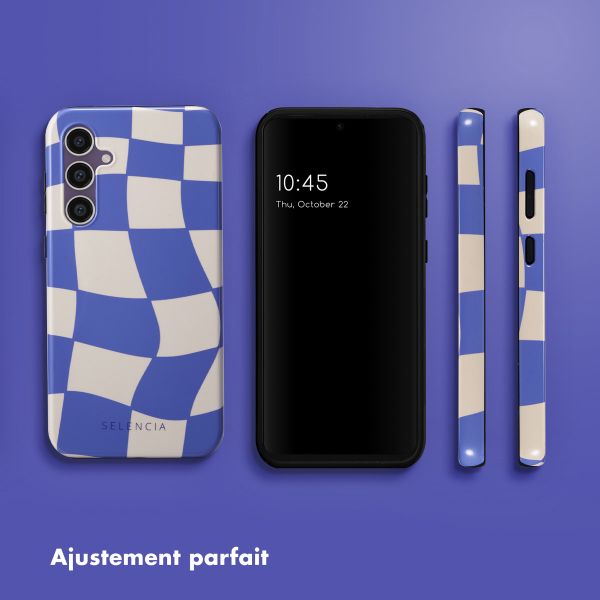 Selencia Coque arrière Vivid Samsung Galaxy S23 FE - Groovy Sapphire Blue