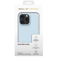 iDeal of Sweden Coque Silicone Apple iPhone 15 Pro Max - Light Blue