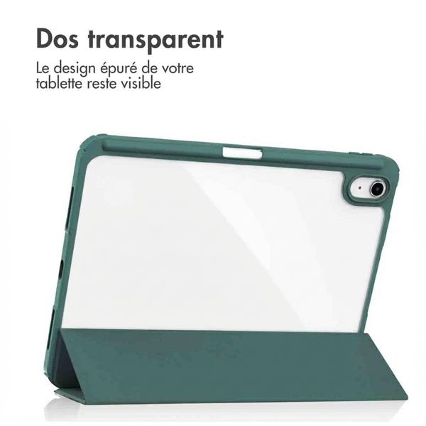 imoshion Coque tablette rigide Trifold Apple iPad 11 (2025) 11 pouces A16 / iPad 10 (2022) 10.9 pouces - Vert