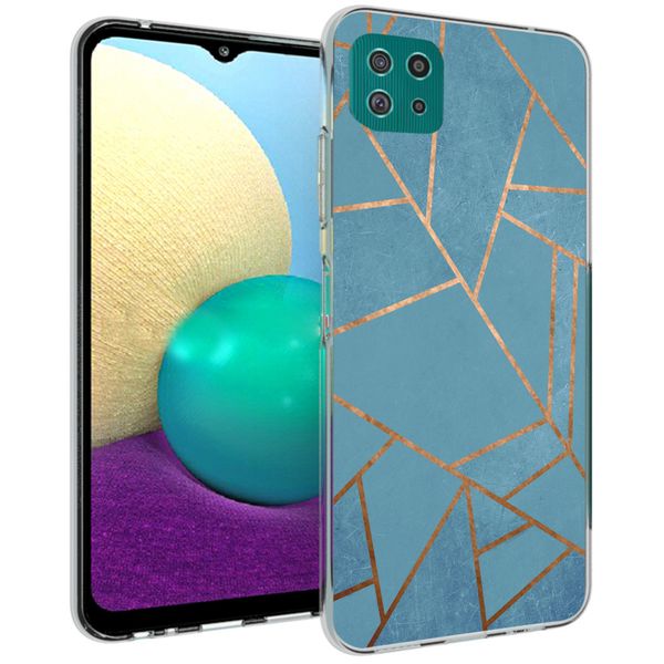 imoshion Coque Design Samsung Galaxy A22 (5G) - Blue Graphic