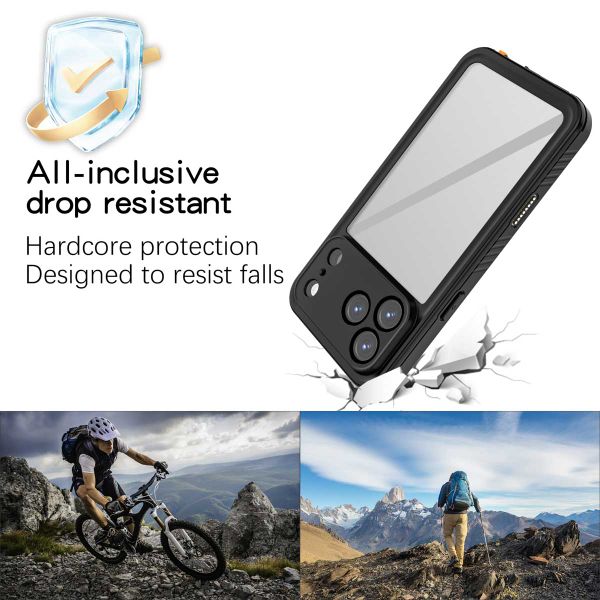 Redpepper Coque imperméable Dot Plus Apple iPhone 17 Pro Max - Noir