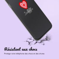 Coque personnalisée avec un cœur iPhone SE (2022 / 2020) / 8 / 7 - Transparent